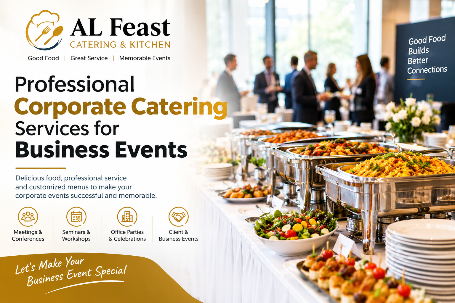 Professional Corporate Catering Services for Business Events